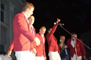 Tūkstošiem valmieriešu sveic divkārtējo olimpisko čempionu Māri Štrombergu - 17