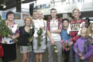 Olimpieši atgriežas Latvijā - 19