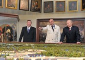 Putin in Reenactors of the Battle of Borodino