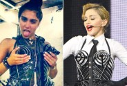 Madonnas meita ar slaveno korseti