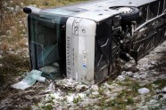 Igaunijas autobusa avārija uz Tallinas šosejas pie Ādažiem - 4