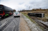 Igaunijas autobusa avārija uz Tallinas šosejas pie Ādažiem - 9
