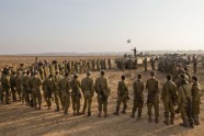 Izraēlas karavīri pie Gazas robežas - 13