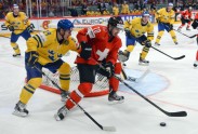 PČ hokejā: Šveice - Zviedrija 