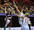 EČ Sieviešu basketbolā: Latvija - Serbija
