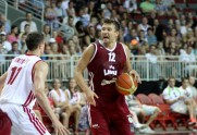Pārbaudes spēle basketbolā: Latvija - Krievija