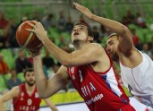 EČ basketbolā: Serbija - Beļģija