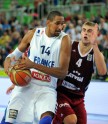 EČ basketbolā: Latvija - Francija