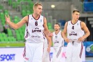 EČ basketbolā: Latvija - Beļģija