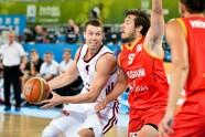 EČ basketbolā: Latvijas - Beļģija