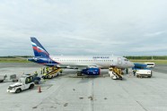 Lidostā "Rīga" tika pirmo reizi uzņemta un apkalpota Sukhoi Superjet 100-95B - 4
