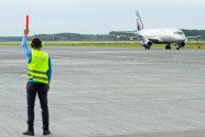 Lidostā "Rīga" tika pirmo reizi uzņemta un apkalpota Sukhoi Superjet 100-95B - 6