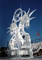 Jelgavas Starptautiskā Ledus skulptūru festivāla darbi - 1