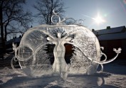 Jelgavas Starptautiskā Ledus skulptūru festivāla darbi - 2