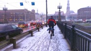 Pirmais sniegs Rīgā, 27. novembris 2013 - 1
