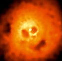 Smoothed X-ray image of the Perseus cluster
