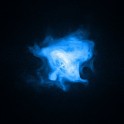 X-ray-emitting central region of the Crab Nebula