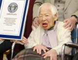 114 gadus vecā Misao Okava - tobrīd vecākā sieviete pasaulē