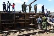 Nairobi graustos avarē vilciens - 3