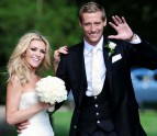 England footballer Peter Crouch and model Abbey Clancy