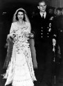 Britain's Princess Elizabeth and the Duke of Edinburgh Philip