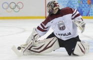 XXII Ziemas olimpiskās spēles, hokejs: Latvija - Šveice - 3