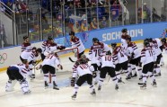 XXII Ziemas olimpiskās spēles, hokejs: Latvija - Šveice - 11