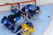 Olimpiskās spēles, hokejs, pusfināls: Zviedrija - Somija