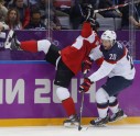 Olimpiskās spēles, hokejs, pusfināls: Kanāda - ASV - 3
