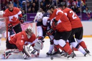Olimpiskās spēles, hokejs, pusfināls: Kanāda - ASV - 7