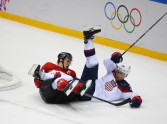 Olimpiskās spēles, hokejs, pusfināls: Kanāda - ASV - 10
