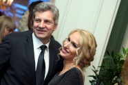 Zane Vaļicka ar vīru