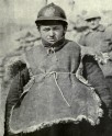 World War 1. Serbian infantry man with his winter uniform