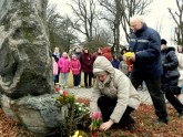 25.marta atceres pasākums pie Komunistiskā genocīda upuru piemiņas akmens Stalbē - 4