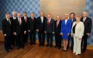 Valsts prezidents tiekas ar Latvijas lielāko pilsētu vadītājiem - 17
