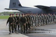 Amerikāņu karavīri ierodas Latvijā