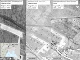 ASV publisko foto, kur redzama rus armija pie ukrainas robežas