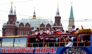 Krievijas hokeja izlases parāde Maskavā
