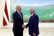 Prezidents Bērziņš vizītē Uzbekistānā