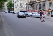 Elizabetes ielā sāk iezīmēt pirmo velojoslu Rīgā - 19