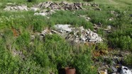 Būvgružu izgāztuve Nacionālajā botāniskajā dārzā Salaspilī