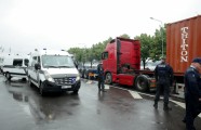Kravu pārvadāšanas uzņēmumi protestē pret eirovinjetes ieviešanu - 24