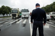 Kravu pārvadāšanas uzņēmumi protestē pret eirovinjetes ieviešanu - 36