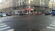 Foto: Avārija uz Čaka un Lāčplēša ielas krustojuma; trīs cietušie - 2