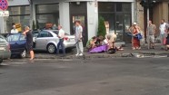 Foto: Avārija uz Čaka un Lāčplēša ielas krustojuma; trīs cietušie - 3