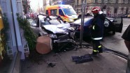 Foto: Avārija uz Čaka un Lāčplēša ielas krustojuma; trīs cietušie - 6