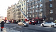 ugunsgrēks Brīvības ielā Rīgā