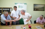 ZZS un partija "Latvijai un Ventspilij" paraksta vienošanos par turpmāko sadarbību 12.Saeimas pilnvaru laikā - 8