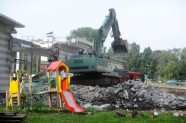 Sākta "Maxima Latvija" Zolitūdes traģēdijā sabrukušā veikala atlikušās ēkas demontāža - 13