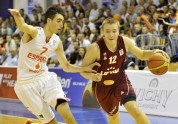 Eiropas U-16 basketbola čempionāts: Latvija - Spānija